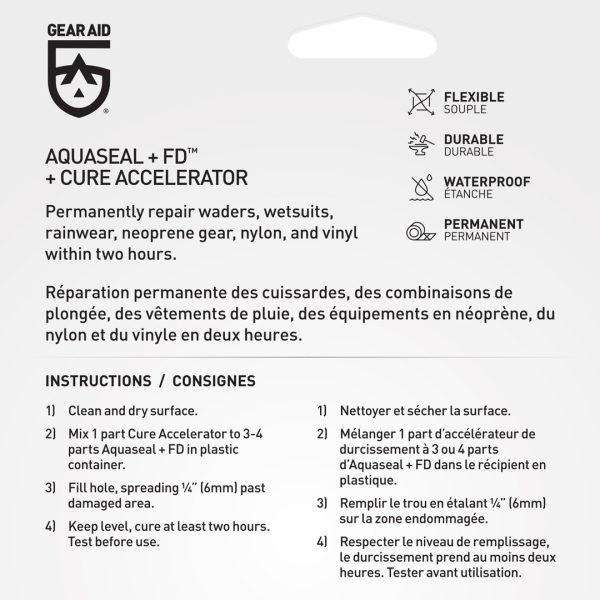 Gear Aid Aquaseal FD Adhesive and Accelerator - 