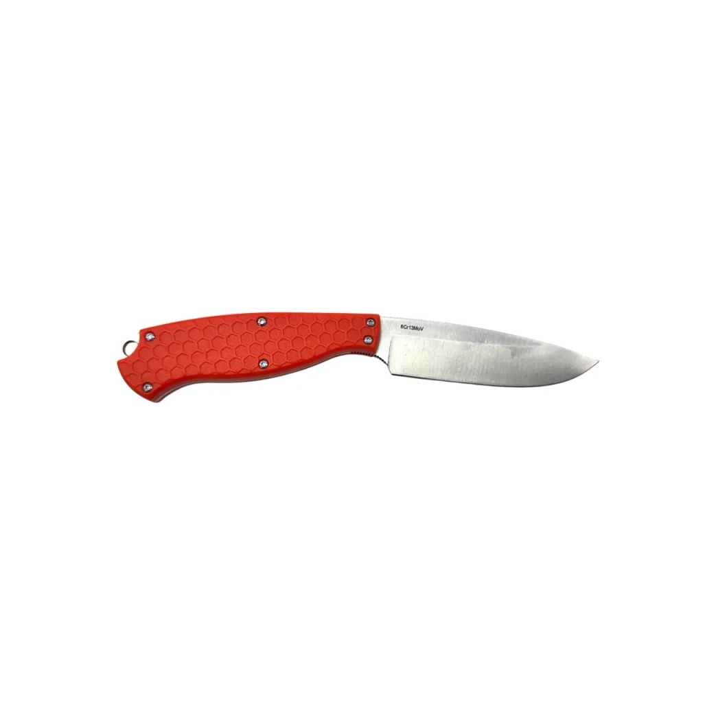 Honey Badger Fixed Blade with Sheath - orange