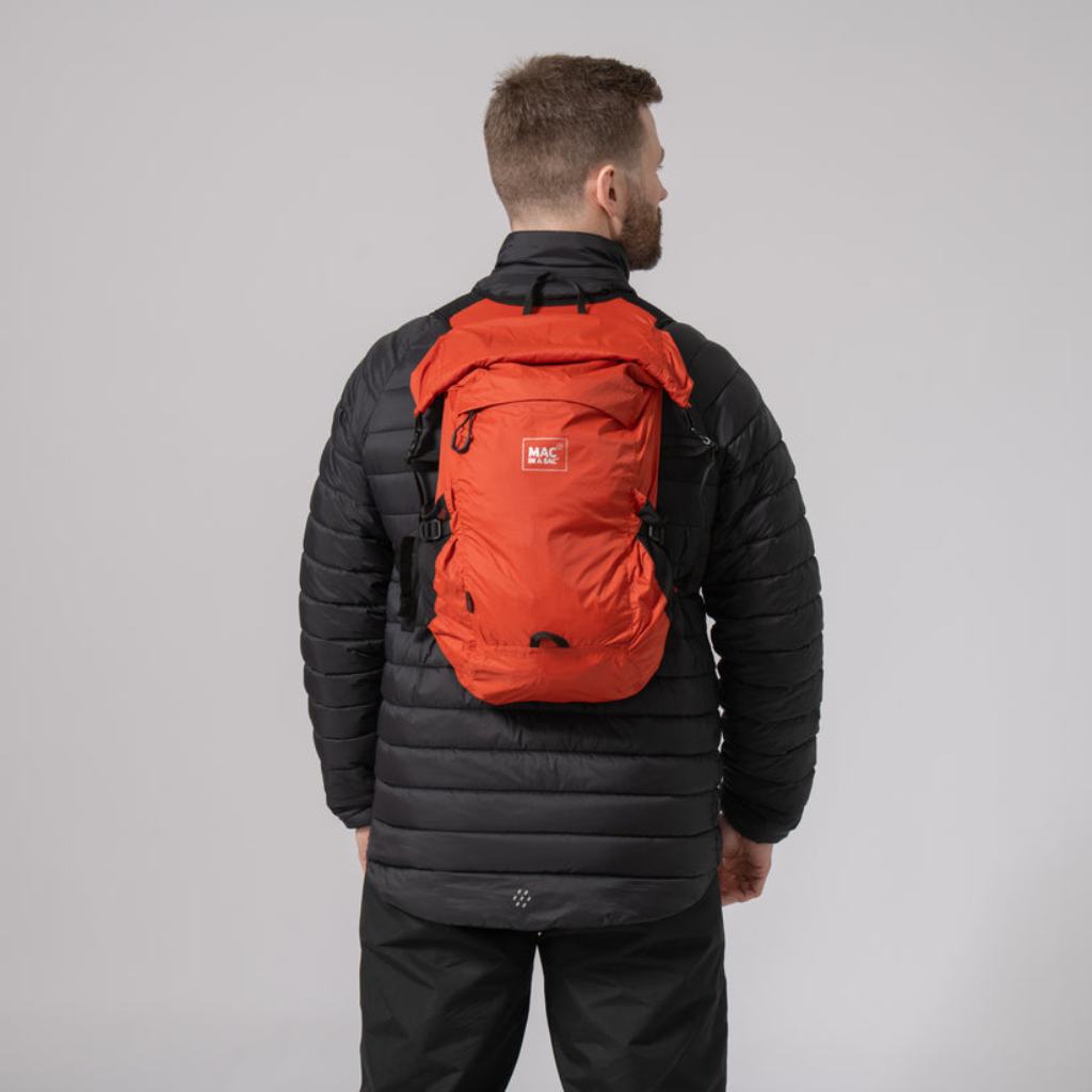 Travelite Backpack - travelite backpack -  burnt orange- insitu back